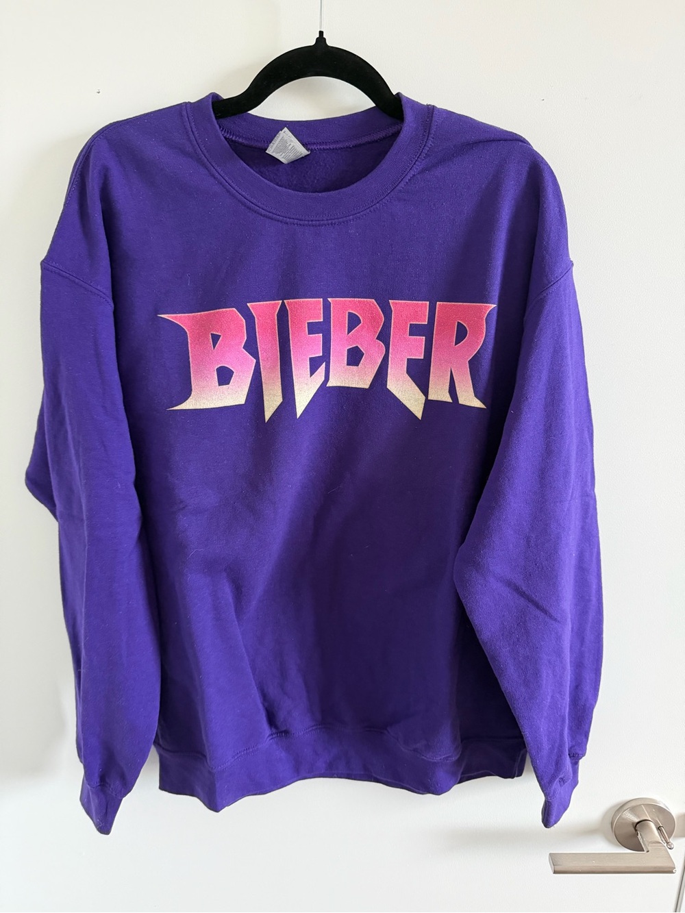 Justin Bieber Justice World Tour Crewneck
